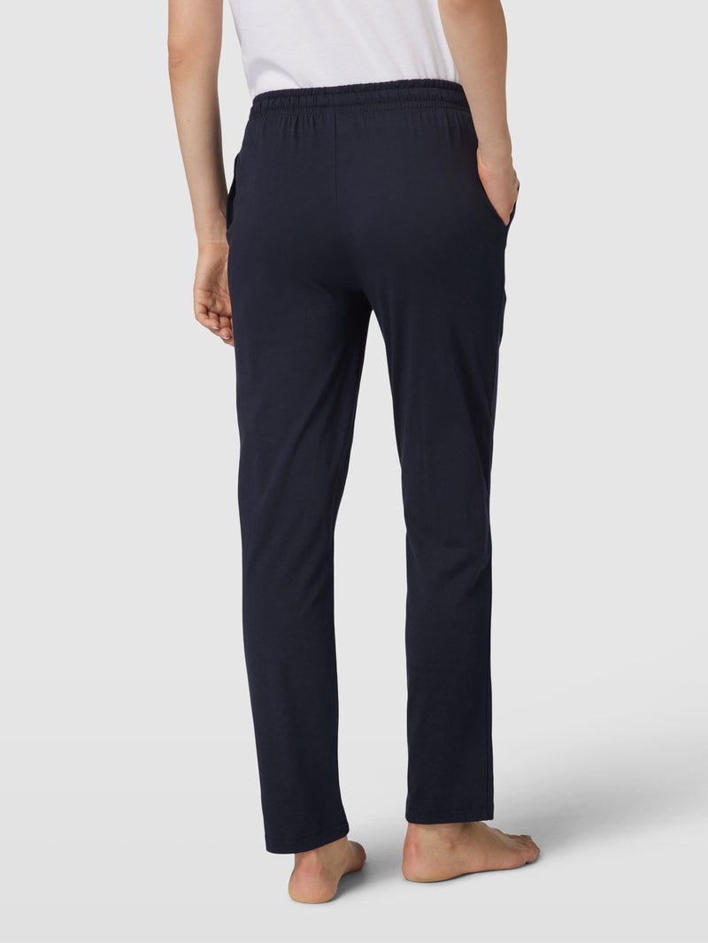 Sweatpants mit elastischem Bund in dunkelblau
