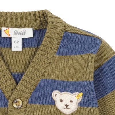 Strickjacke, khaki für Jungs