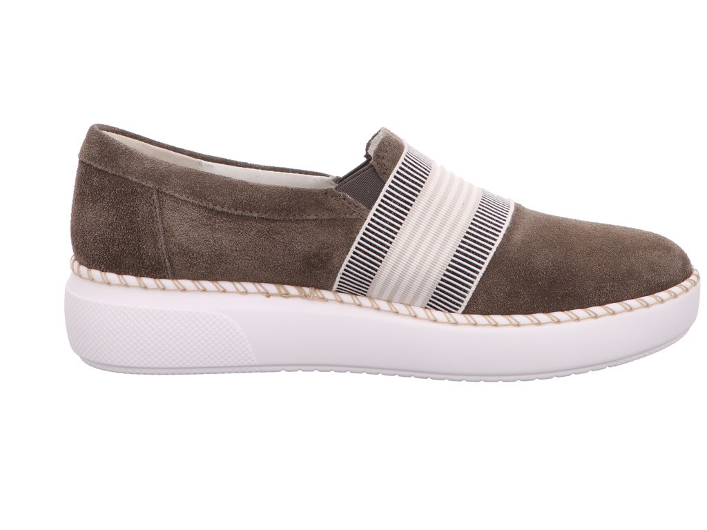 WALDLÄUFER Sportliche Slipper grau Vivien