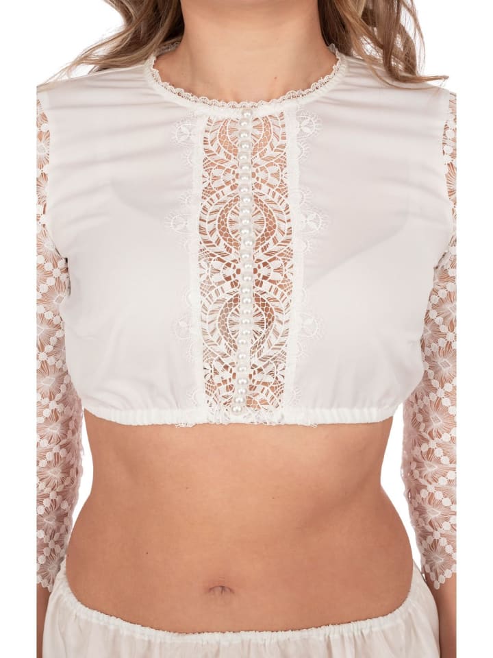 KRÜGER Dirndlbluse 214066 in ecru günstig kaufen