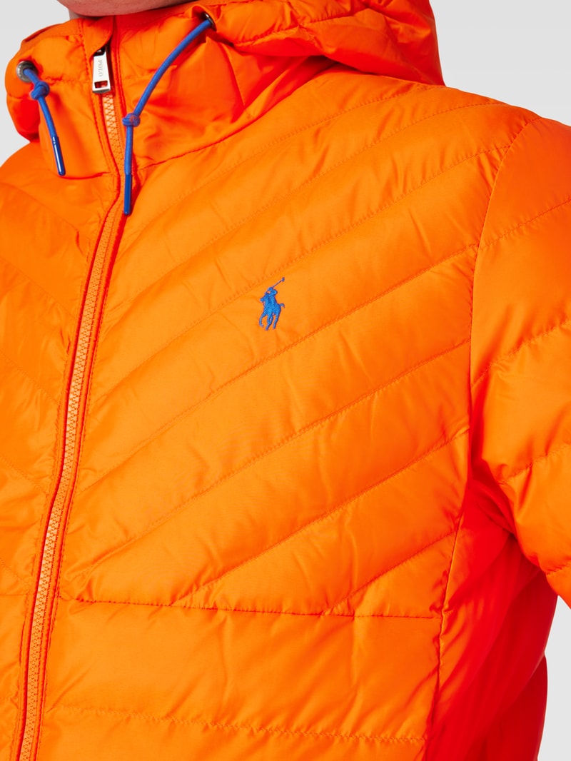 Steppjacke mit Kapuze Modell 'TERRA' in gelb