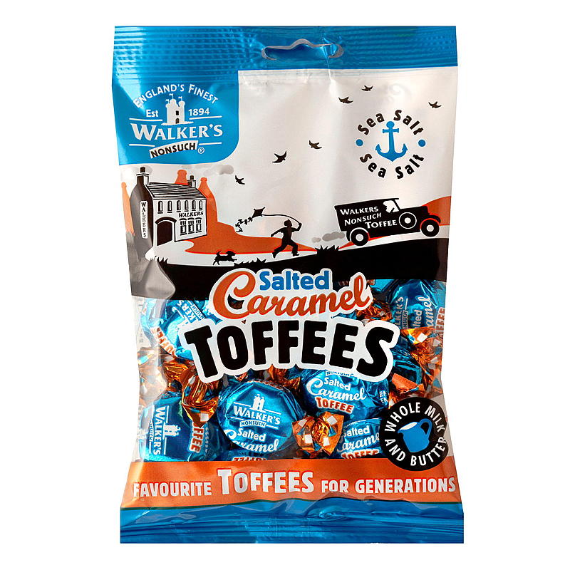 Walkers Toffees 150 g salted caramel  Walkers