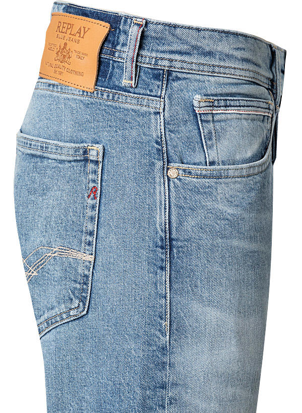 Replay, Jeans Grover, Straight Fit, Baumwoll-Stretch, dunkelblau