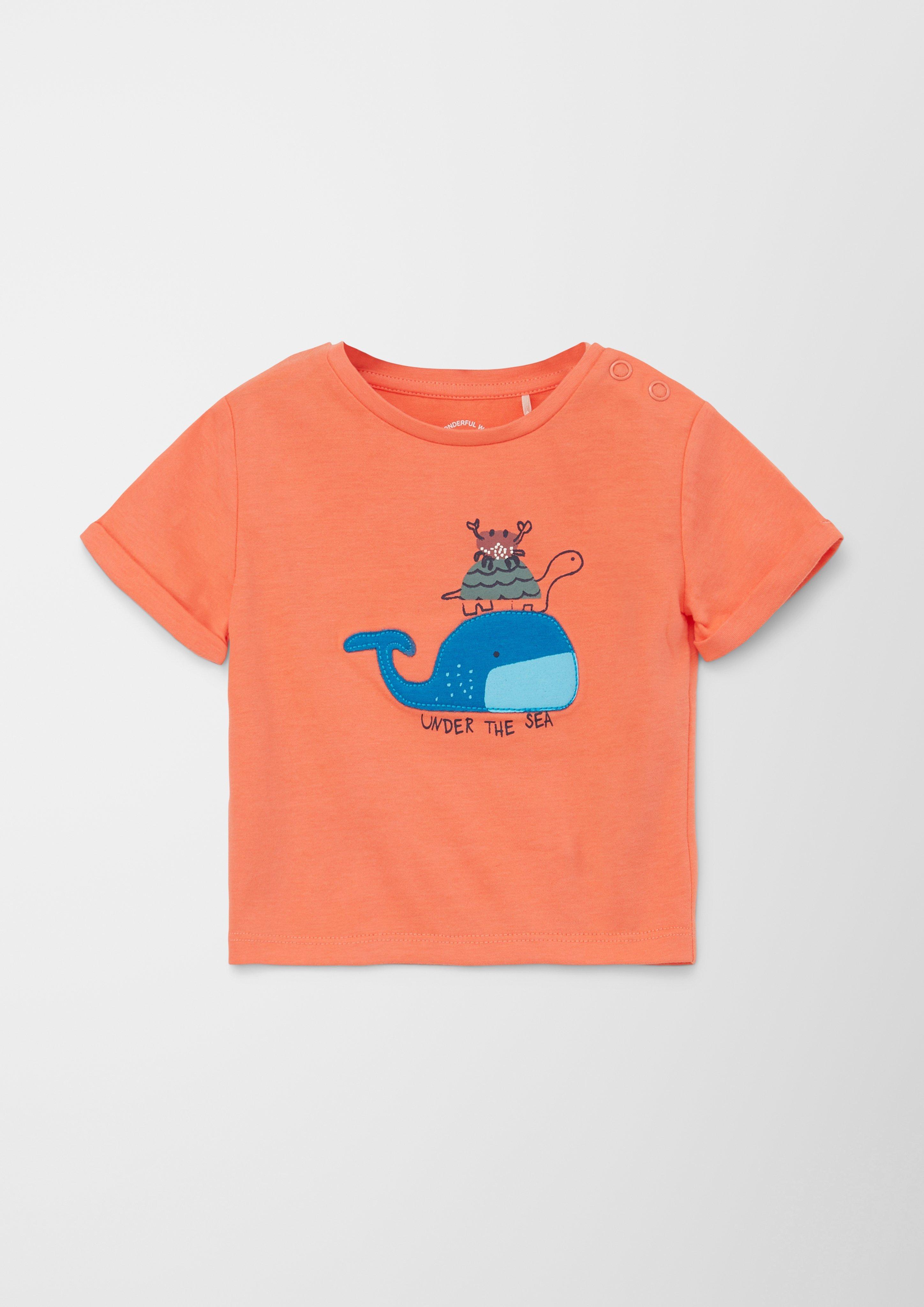 Baumwollshirt mit Artwork  2130764-2350