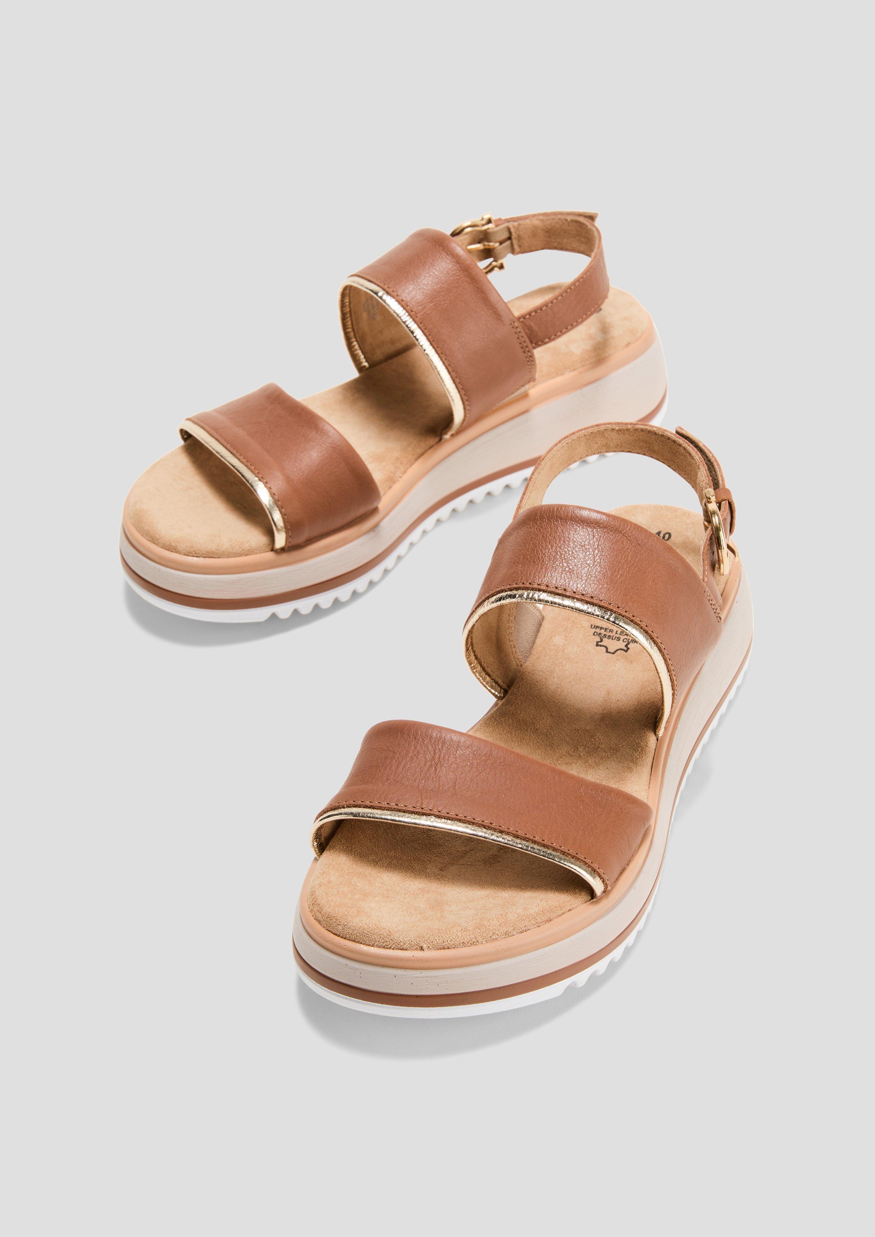 Sandalen mit Lederriemen  6009147-305