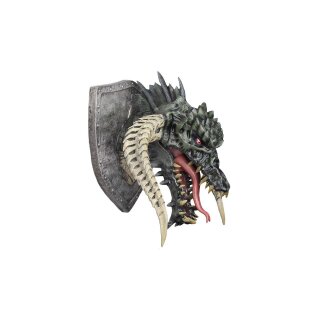 Dungeons & Dragons Replicas of the Realms: 3D Wand-Relief - Black Dragon Trophy Plaque