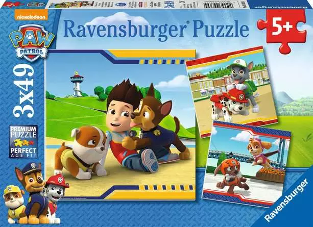 Kinderpuzzle ab 5 Jahren - Helden mit Fell - 49 Teile