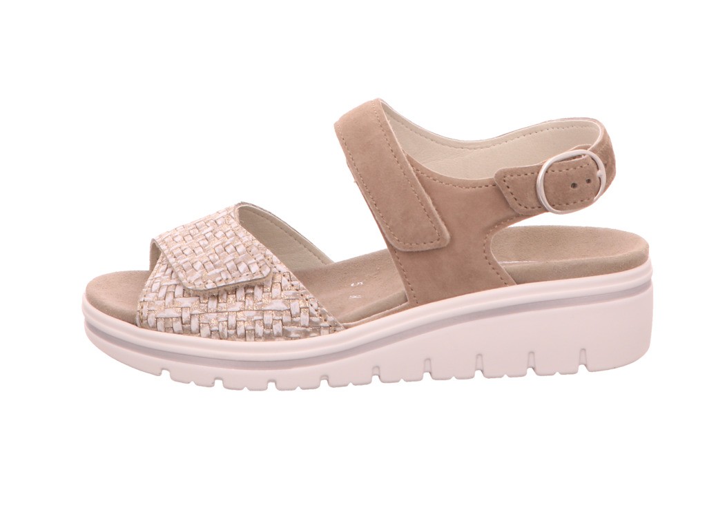 SEMLER Komfort Sandalen taupe Doris
