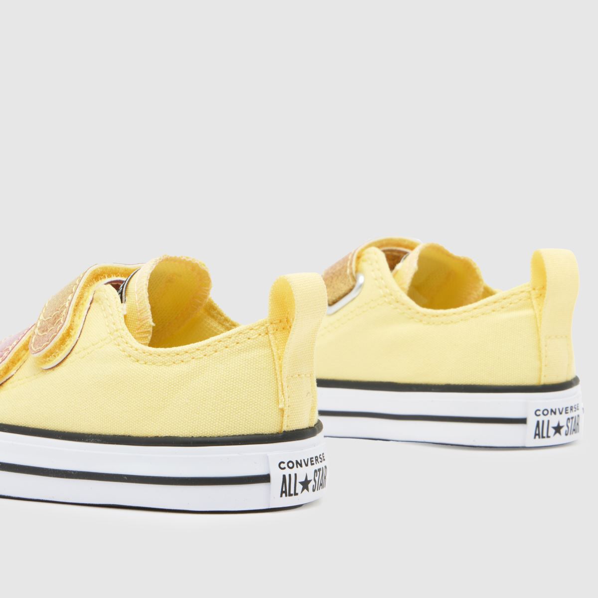 Converse gula all star lo 2v flickor småbarnsskor