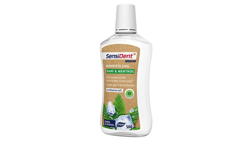 SensiDent Mundspülung Hanf & Menthol 500 ml