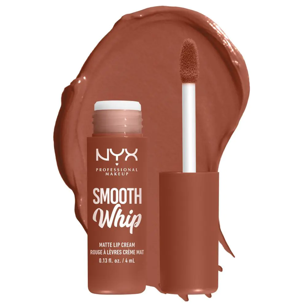 NYX Smooth Whip Matte Lip Cream кармин од вештачког крзна