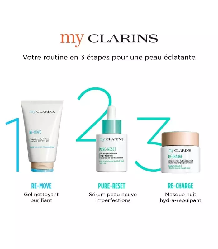 MY CLARINS RE-CHARGE Masque nuit hydra-repulpant - Toutes Peaux