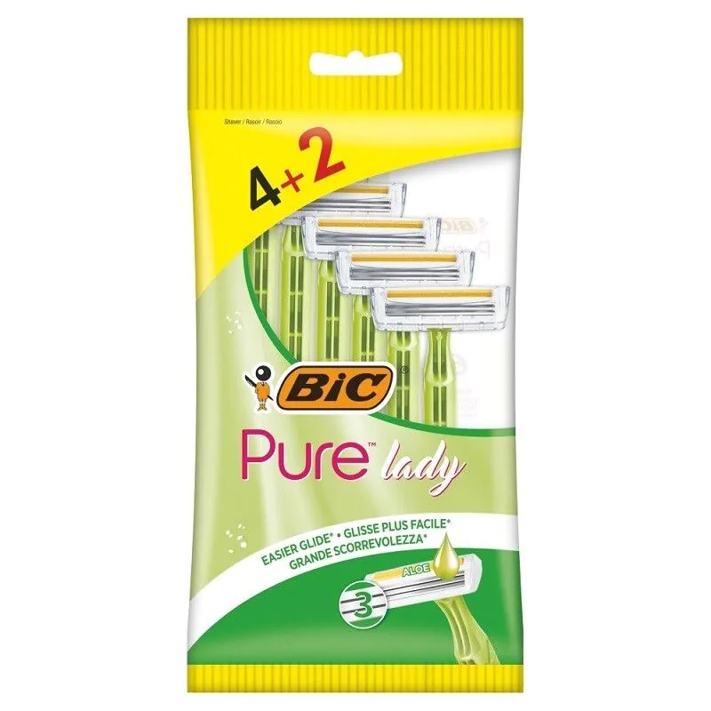 Ξυράφι Bic Pure με 3 θήκες 4+