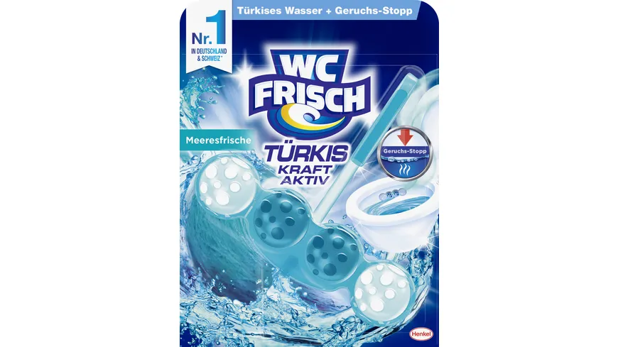 WC FRISCH Kraft Aktiv Türkisspüler Meeresfrische