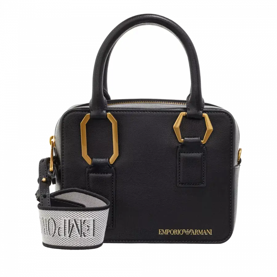 Emporio Armani - Emporio Armani Handle Bags Kunstleder Black - schwarz