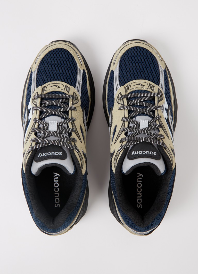 Saucony Progrid Omni 9 -lenkkarit verkkomaisilla yksityiskohdilla
