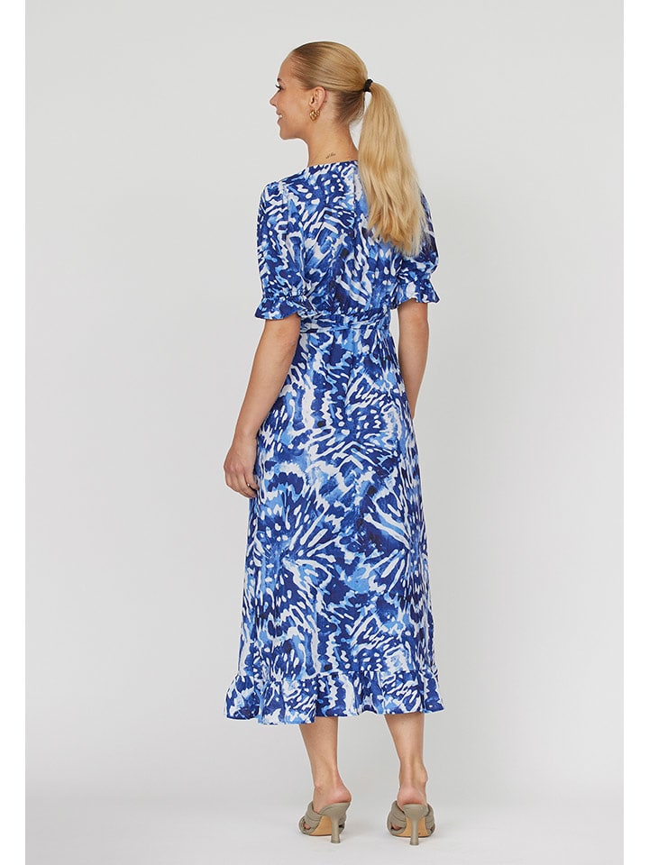 SisterS point Kleid in Blau/ Weiß günstig kaufen