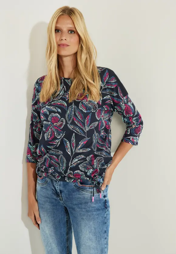 CECIL Shirt mit Alloverprint