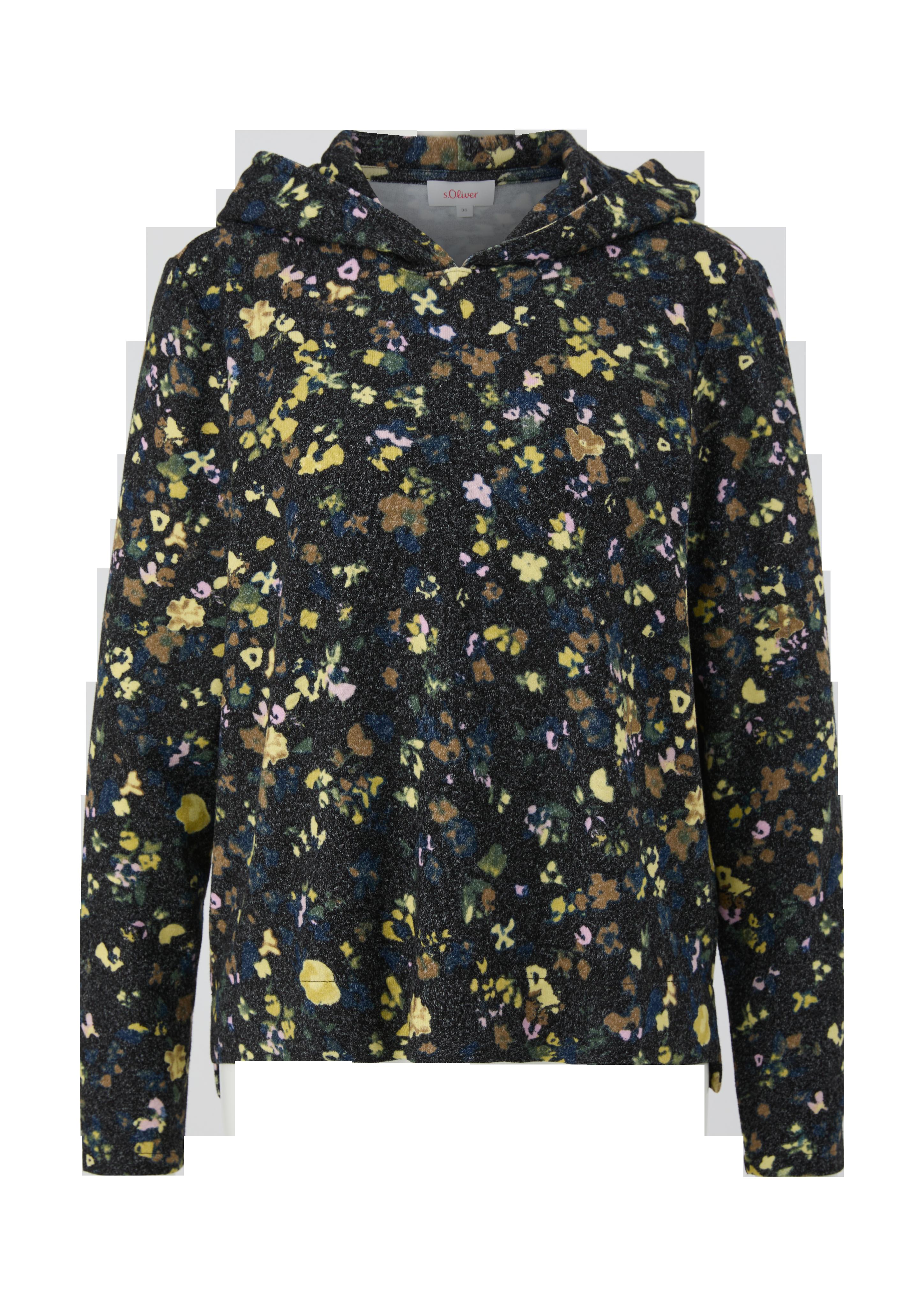 Jersey-Hoodie aus Viskosemix  2121771-99A0