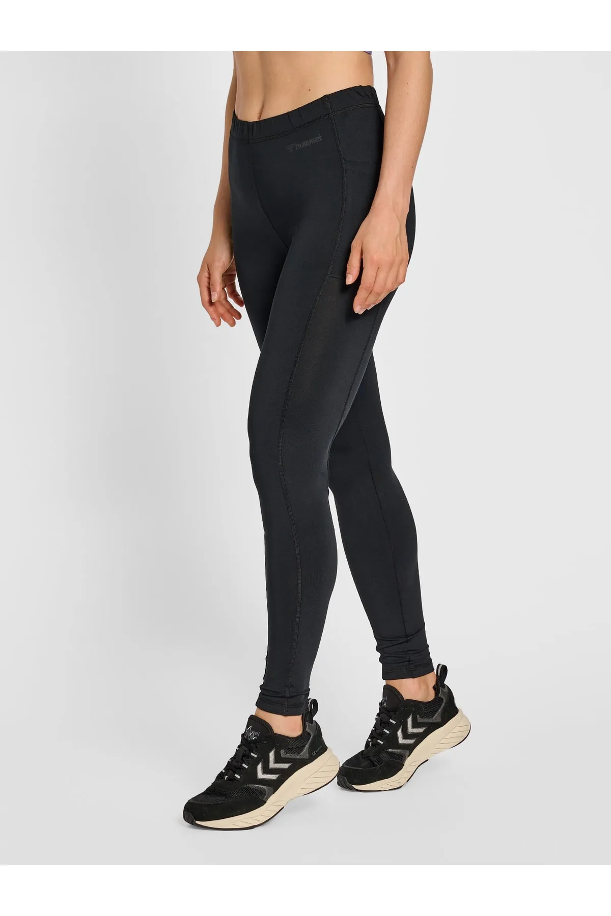 hummel  Sport-Leggings - Schwarz - Mittlerer Bund