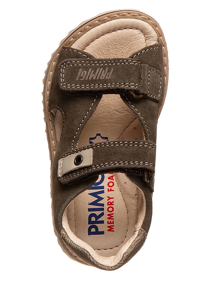 Primigi Leder-Sandalen in Khaki günstig kaufen 28