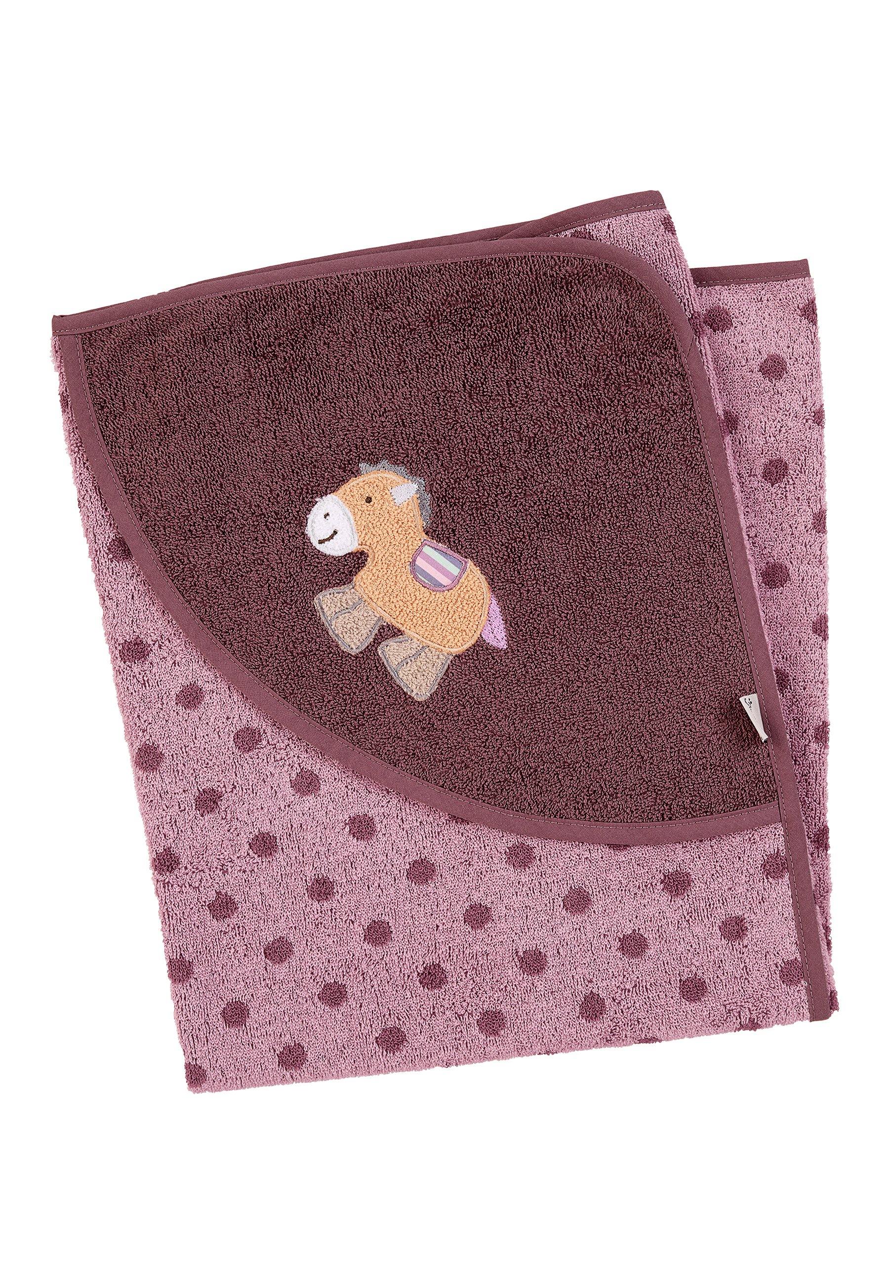 Badetuch 80x80 Pony Pauline in Flieder