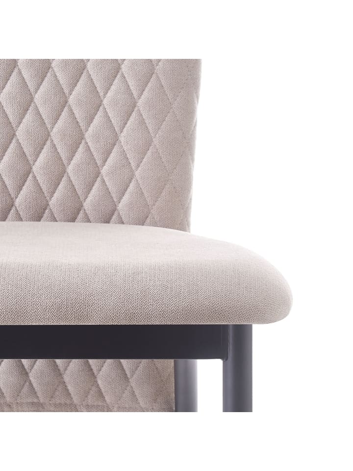 B&D Home Esszimmerstuhl THADDÄUS in Grau - (B)46 x (H)94 x (T)58 cm günstig kaufen