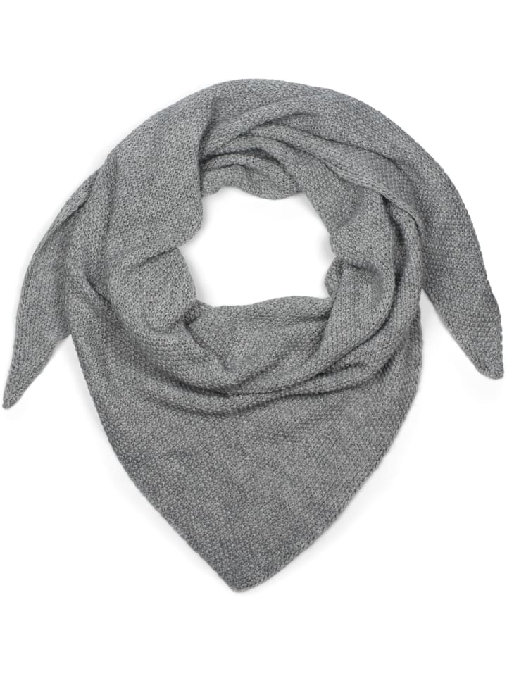 styleBREAKER Strick Dreieckstuch in Grau günstig kaufen onesize