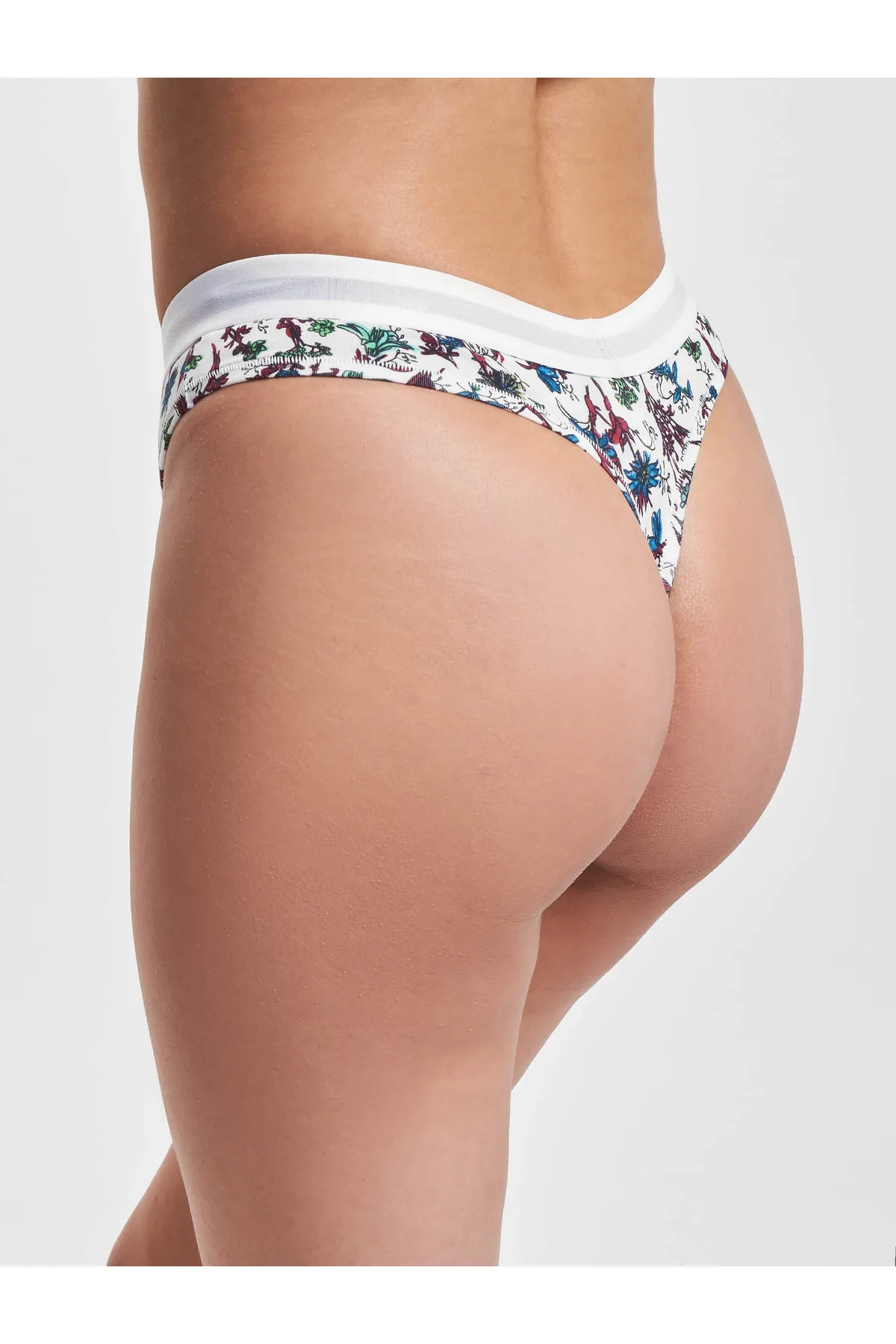 Tommy Hilfiger  Unterhosen - Weiß - Geblümt