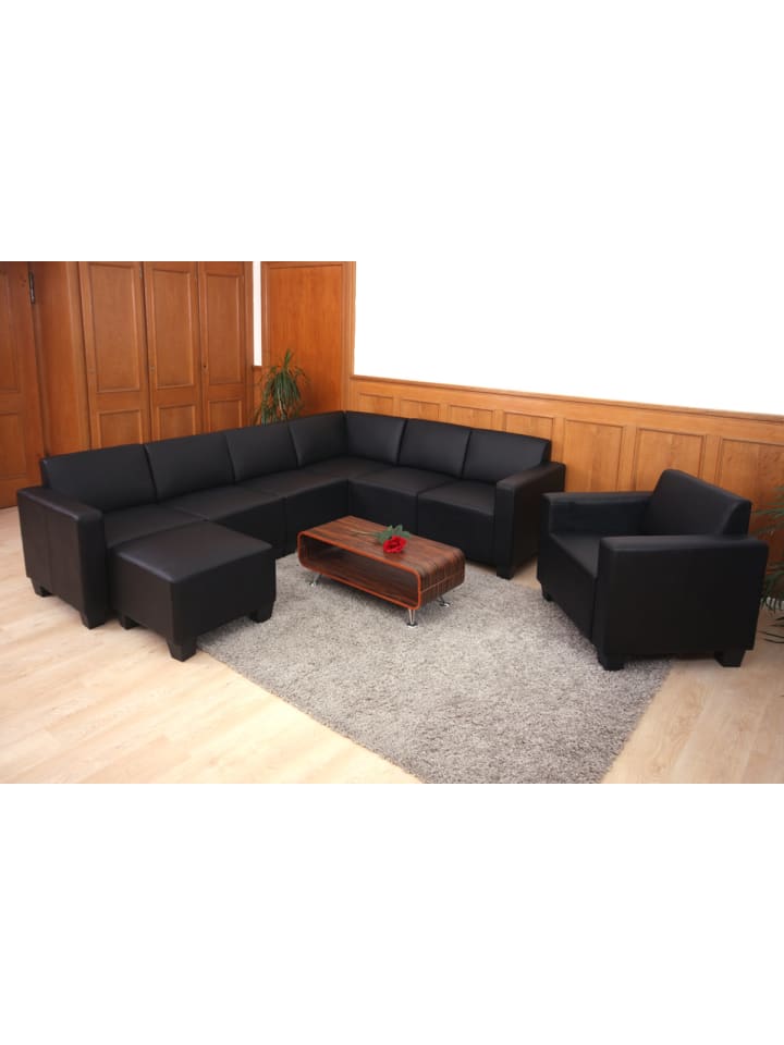 MCW Modular Sofa-System 6-2 Moncalieri, Schwarz günstig kaufen onesize
