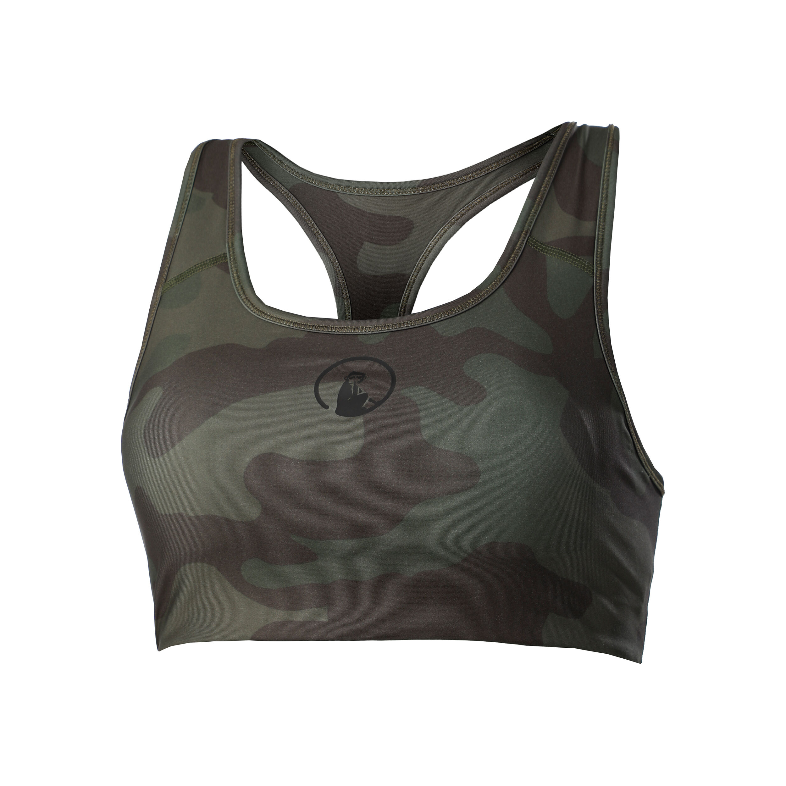 Love Padded Sport-BH Damen - Oliv, Khaki