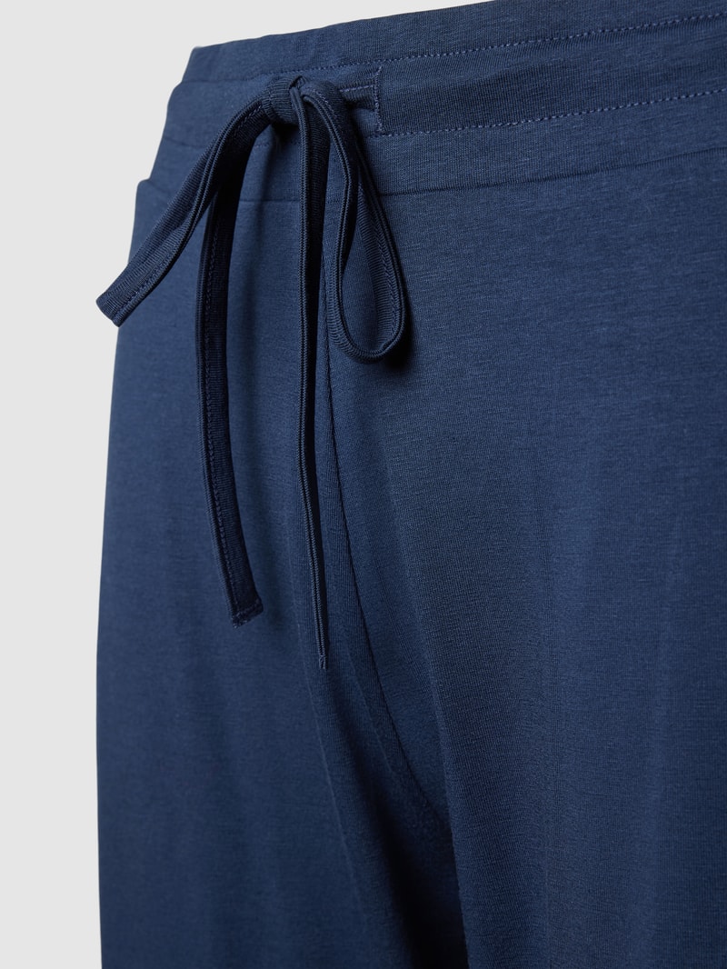 Pyjama-Hose mit elastischem Bund in marineblau