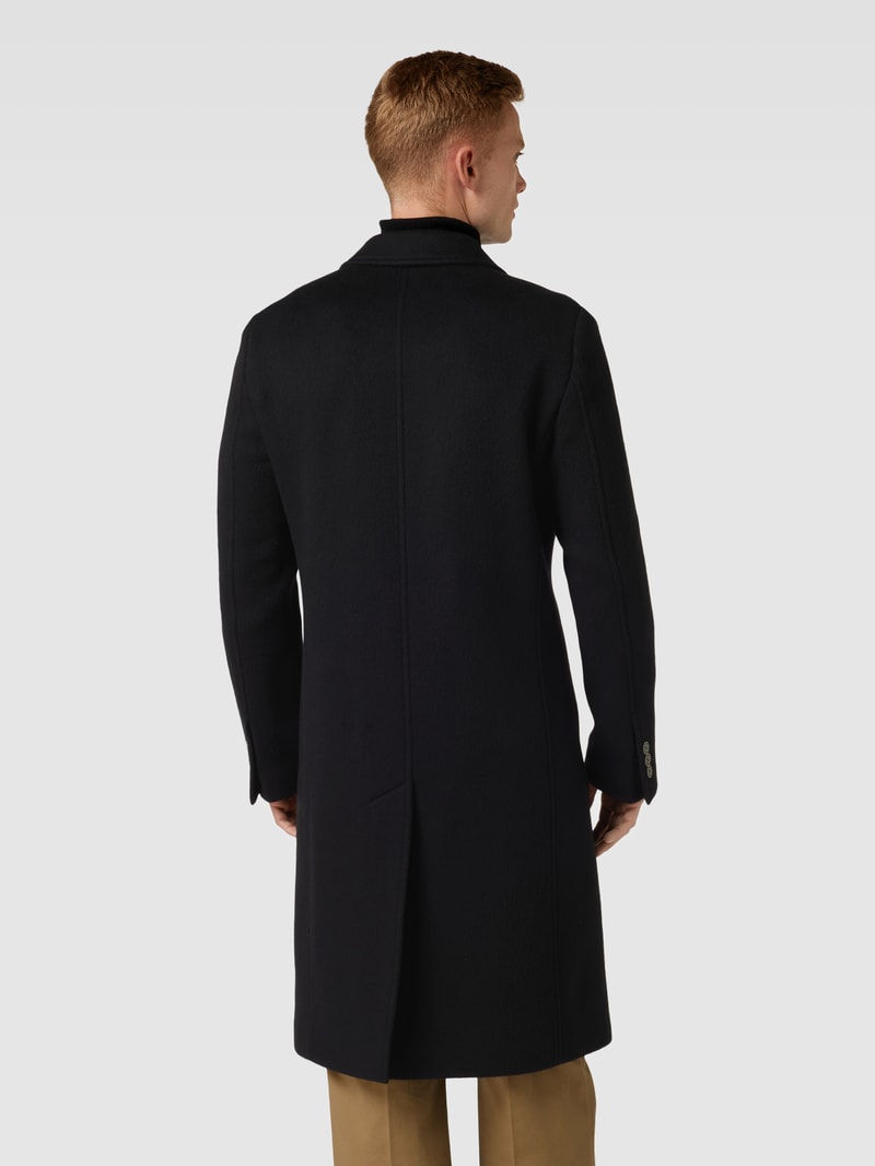 Kurzmantel mit Reverskragen Modell 'Miroy' in schwarz