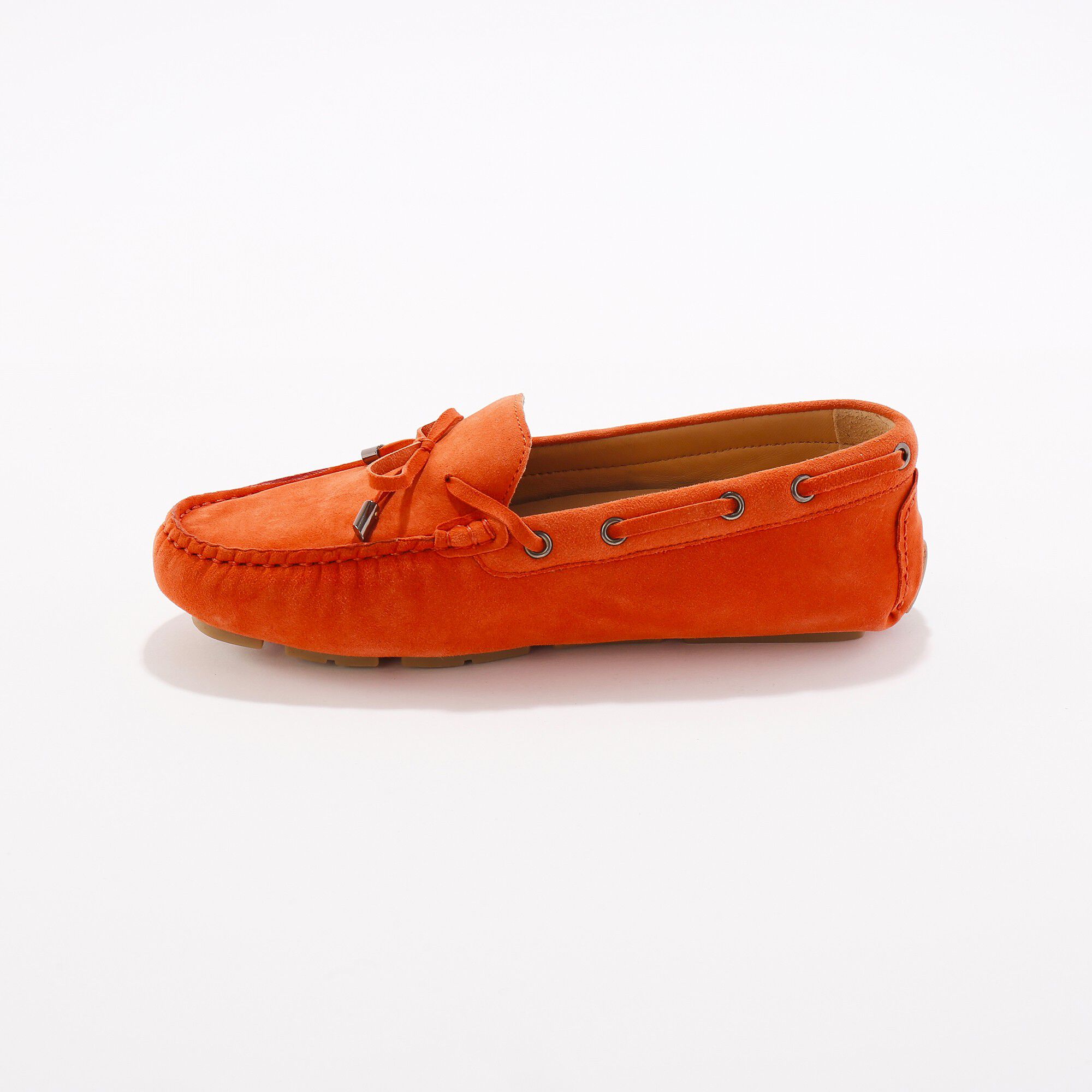 Mocassins en cuir ultra-souple à liens
