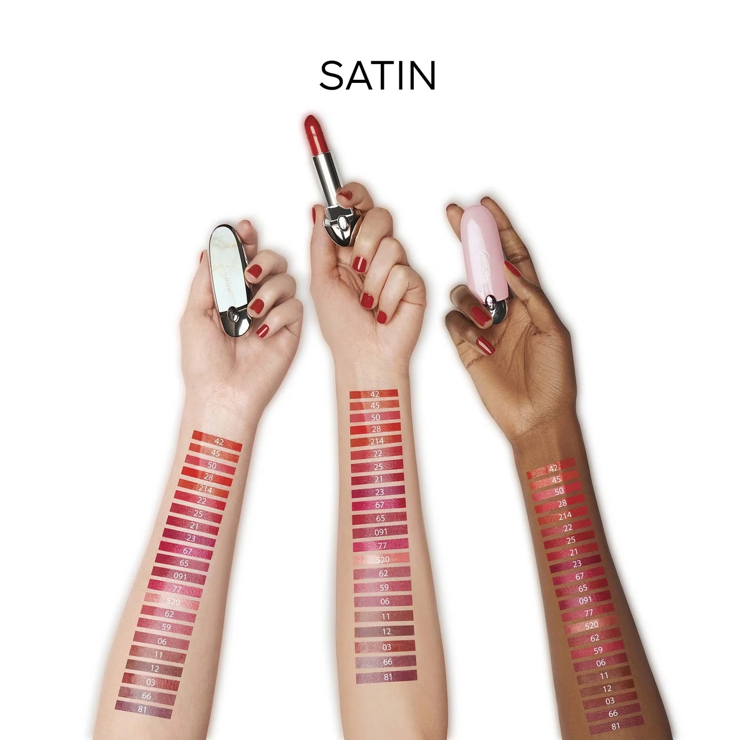 Rúž na pery Lips Rouge G Luxusný zamatový metalický odtieň