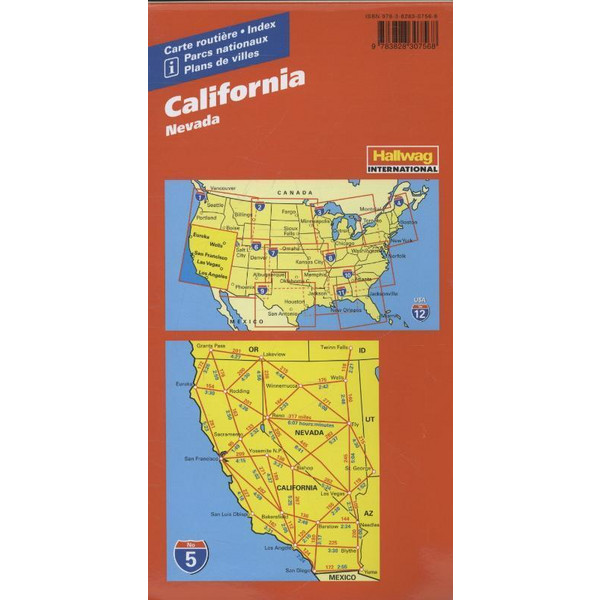 Hallwag USA Road Guide 05. California 1 : 1 000 000 - Straßenkarte