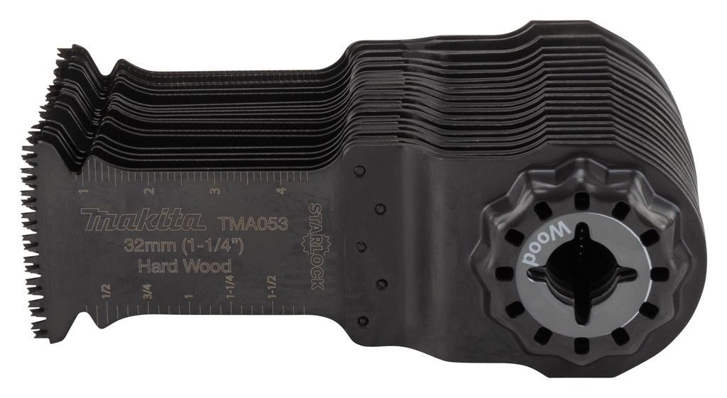 Makita Zubehör B-64870-20 TMA053 Tauchsägeblatt 32 x 50 mm Hartholz, 20 Stück