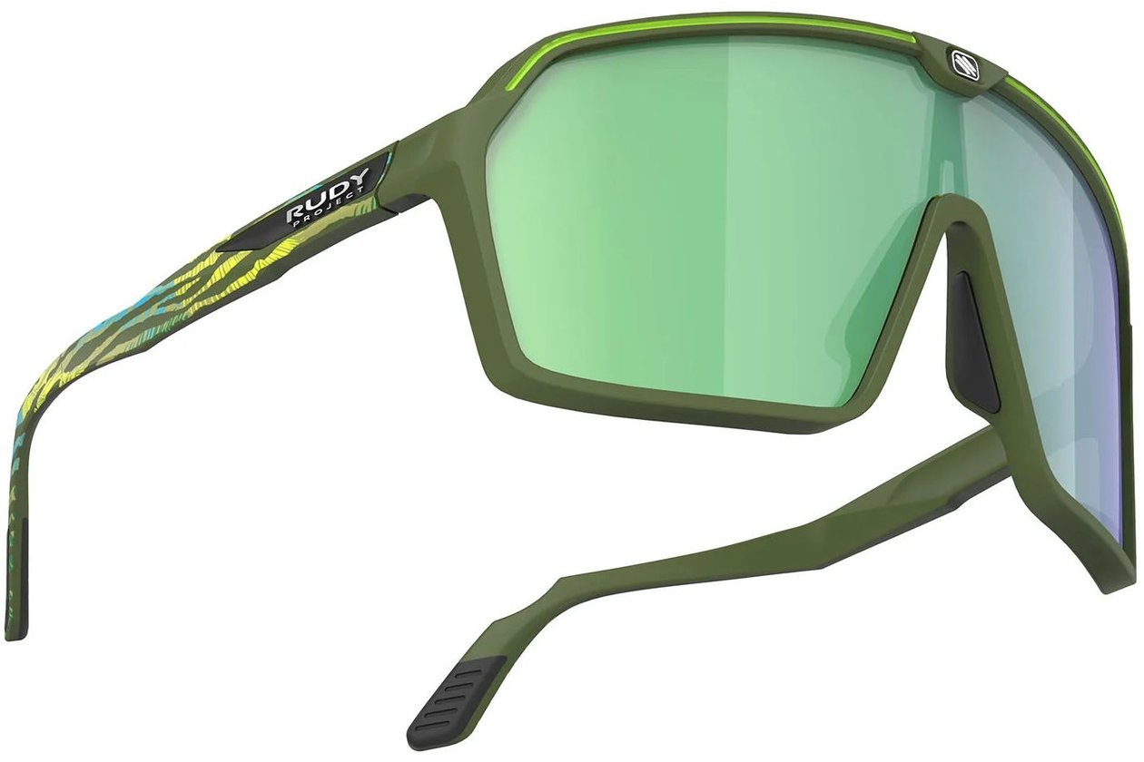 Rudy Project Spinshield Olive Matte Nature Print / Multilaser Green