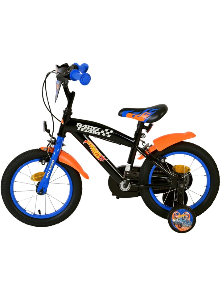 Volare Kinderfahrrad Hot Wheels für Jungen Schwarz Fahrrad 14 Zoll Kinderrad 4 Jahre günstig kaufen onesize