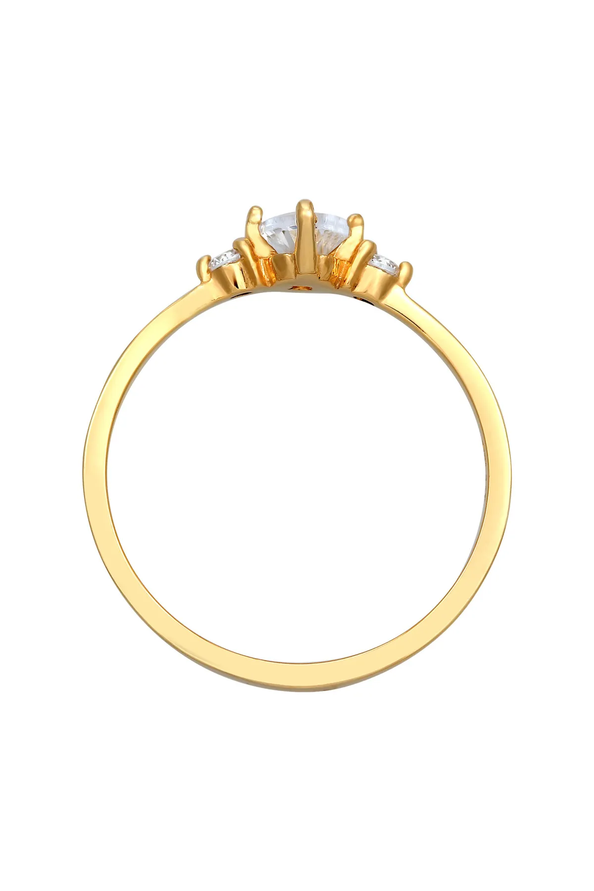 ELLI  Ring - Goldfarben - Zirkon
