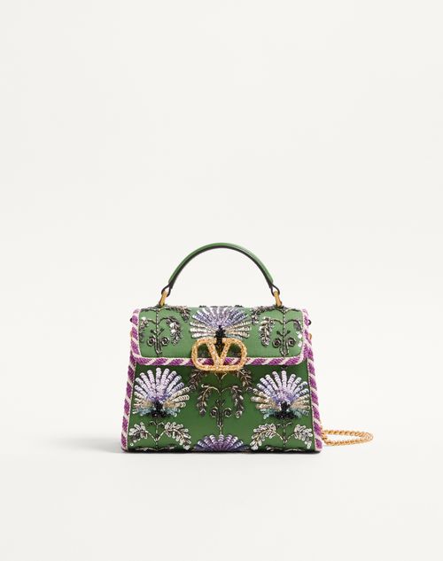 Valentino Garavani Vsling Mini Håndtaske Broderet Med Juvellogo