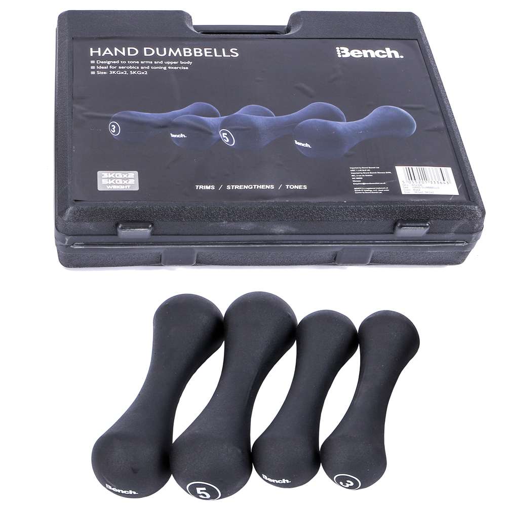 Bench Hantelset mit Koffer 2 x 3 kg und 2 x 5 kg BS2306
