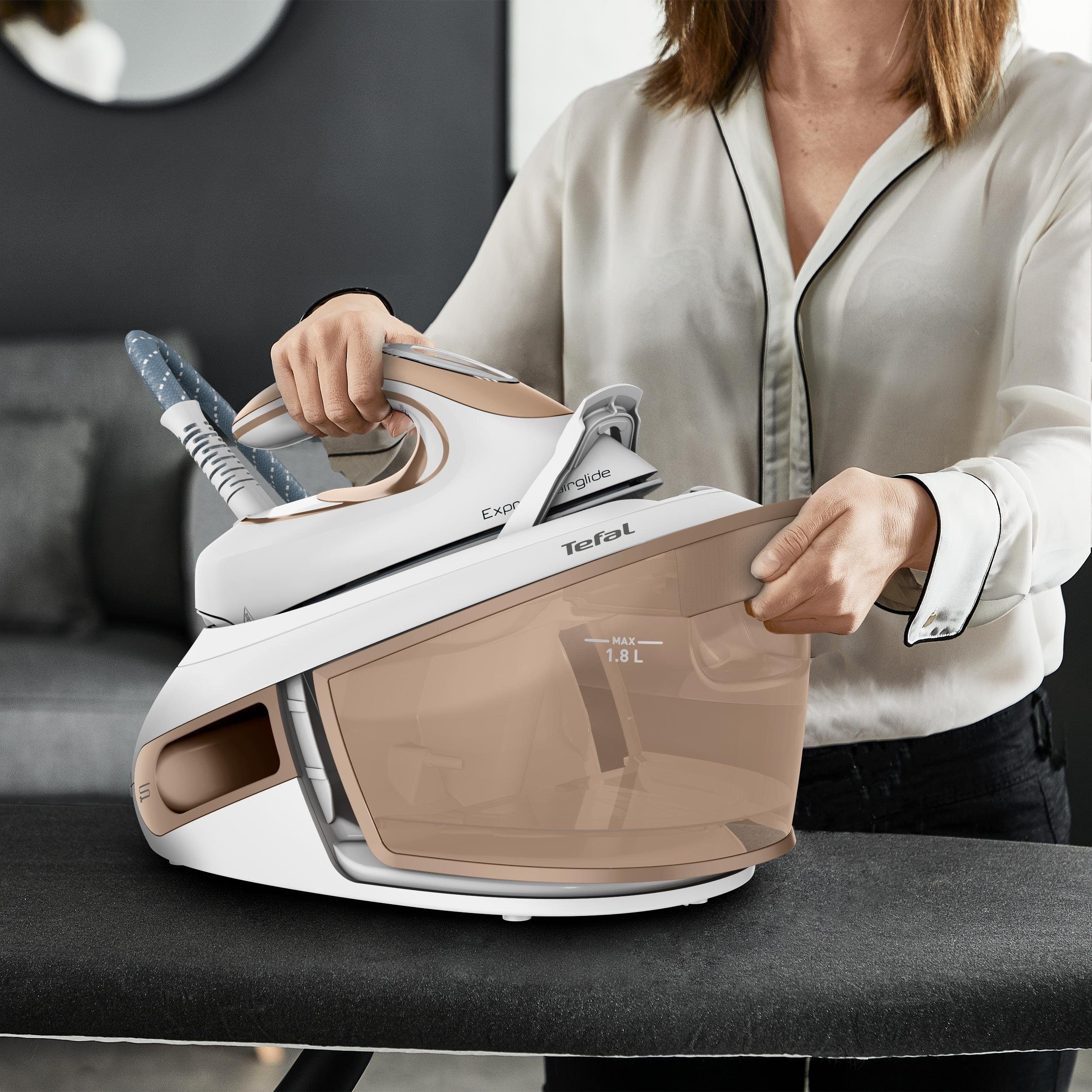 Tefal Dampfbügelstation Express Airglide SV8027, 1000,00 ml Wassertank
