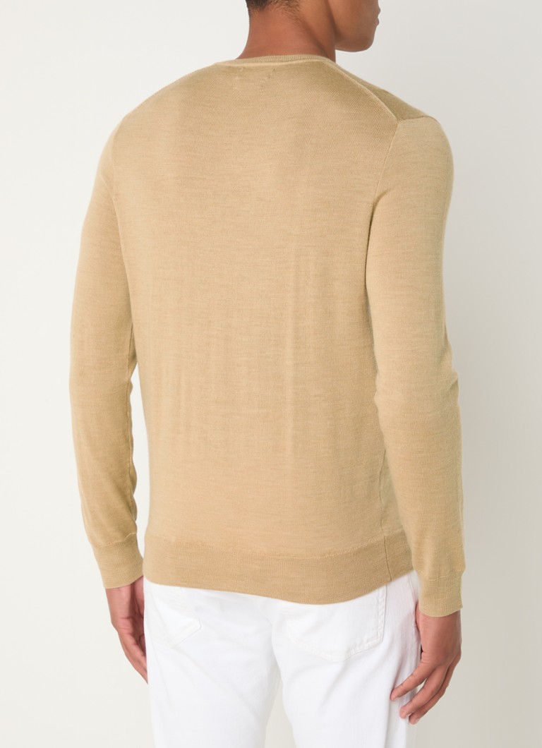 Ralph Lauren Fine-knit wool pullover with logo