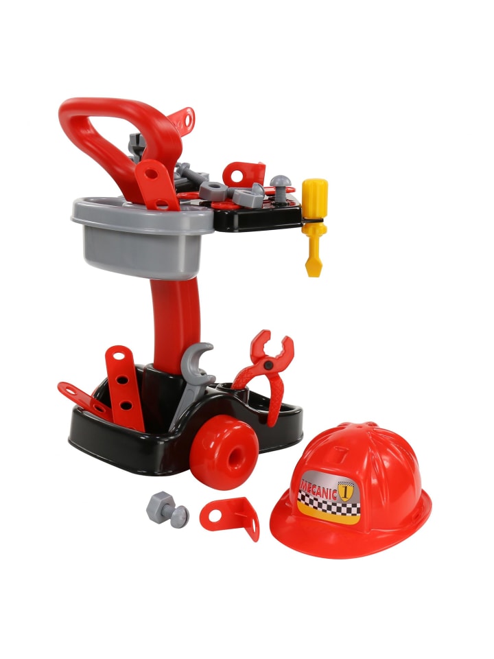 POLESIE Kinder Mechaniker-Set 36612 in rot günstig kaufen onesize