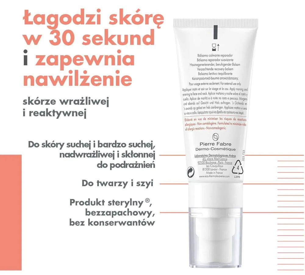 Avène Tolerance Control Verzachtende en Regenererende Balsem