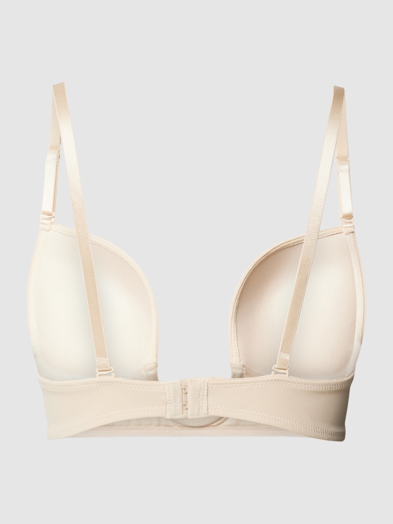 BH mit tiefem Dekolleté- und Rückenausschnitt in beige