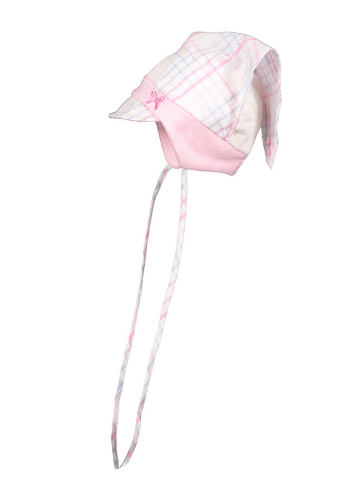 Döll Kopftuchmütze in Weiß/ Rosa günstig kaufen