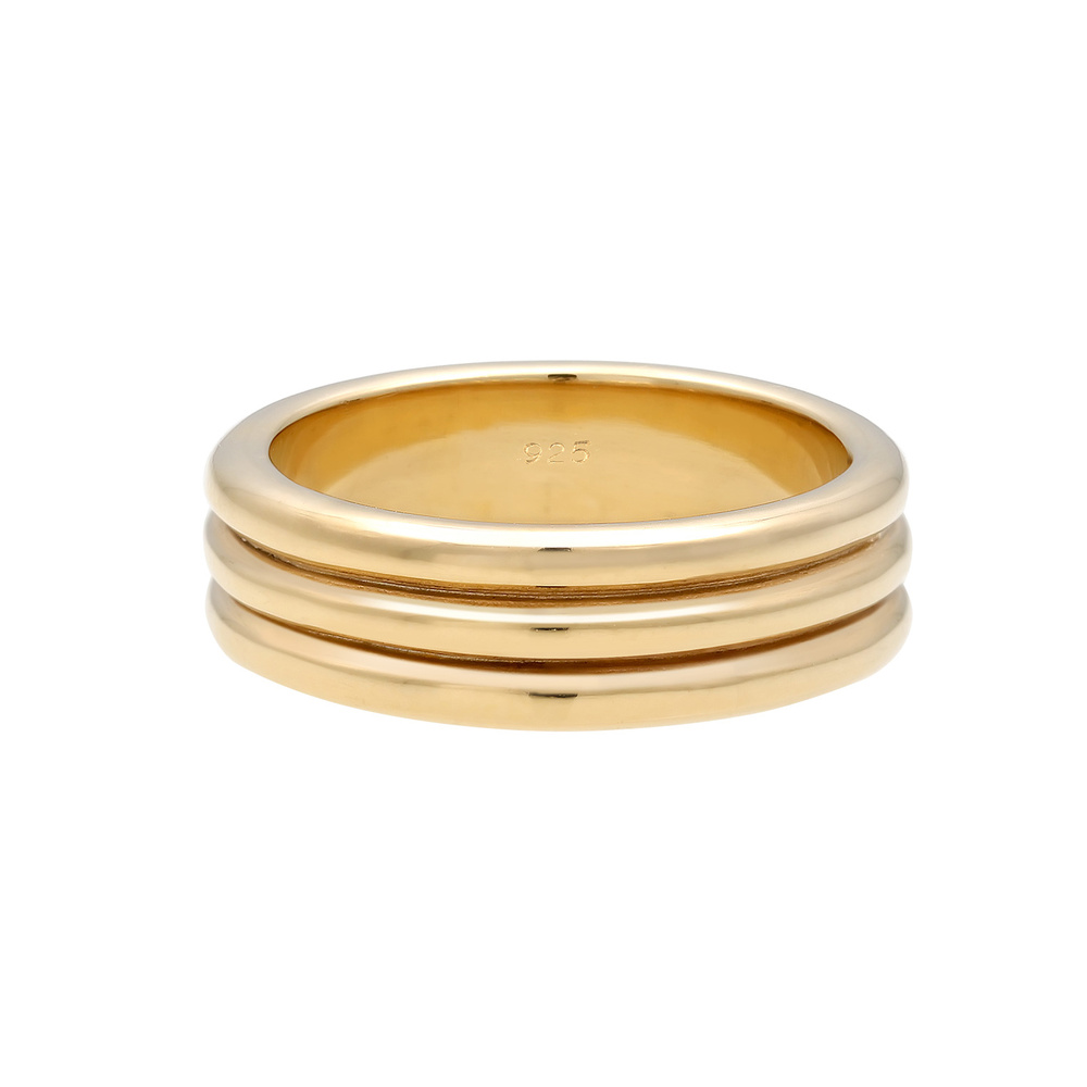 Elli PREMIUM Elli PREMIUM Bague Anneau Couple Minimal Bague Femme - (925/1000) Argent Bague