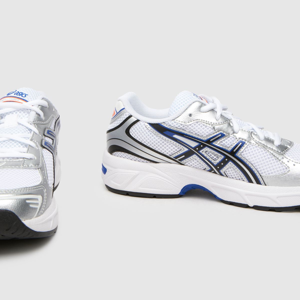 ASICS vita & flerfärgade blå gel-1130 ungdomsskor